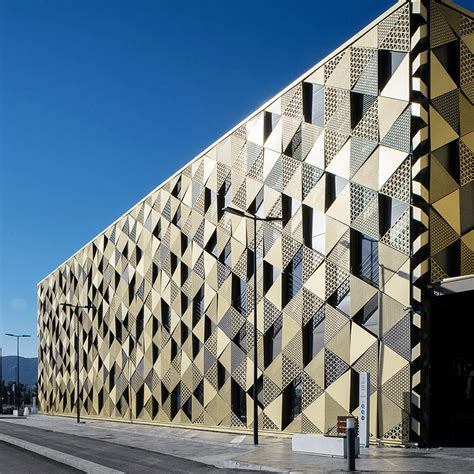 metal sheet facade detail|perforated metal facades australia.